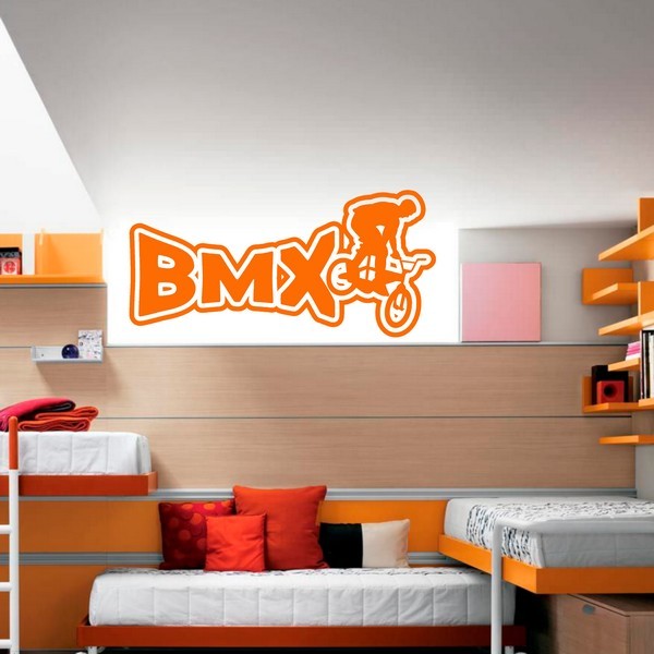 Exemple de stickers muraux: BMX